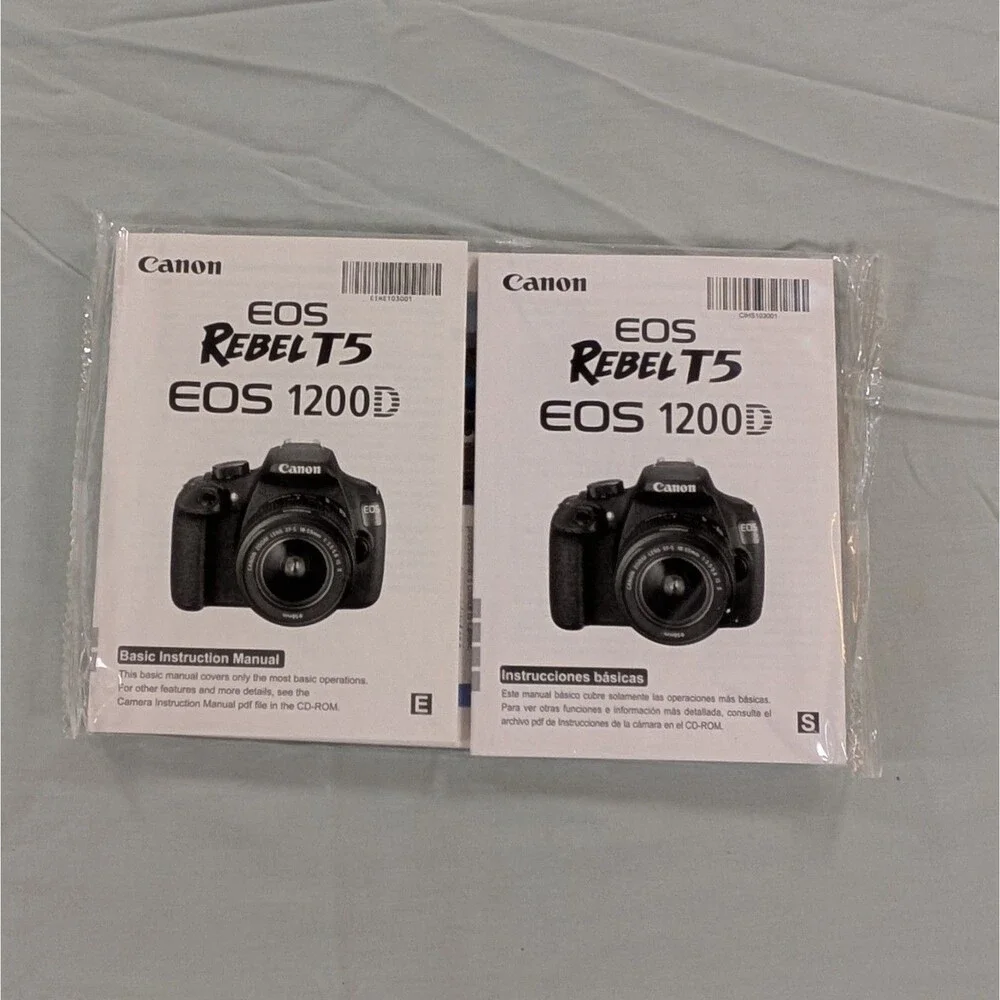 Canon Rebel T5 EOS 1200D Instruction Owners Manual Book NEW